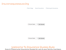 Tablet Screenshot of insurancequotesauto.org